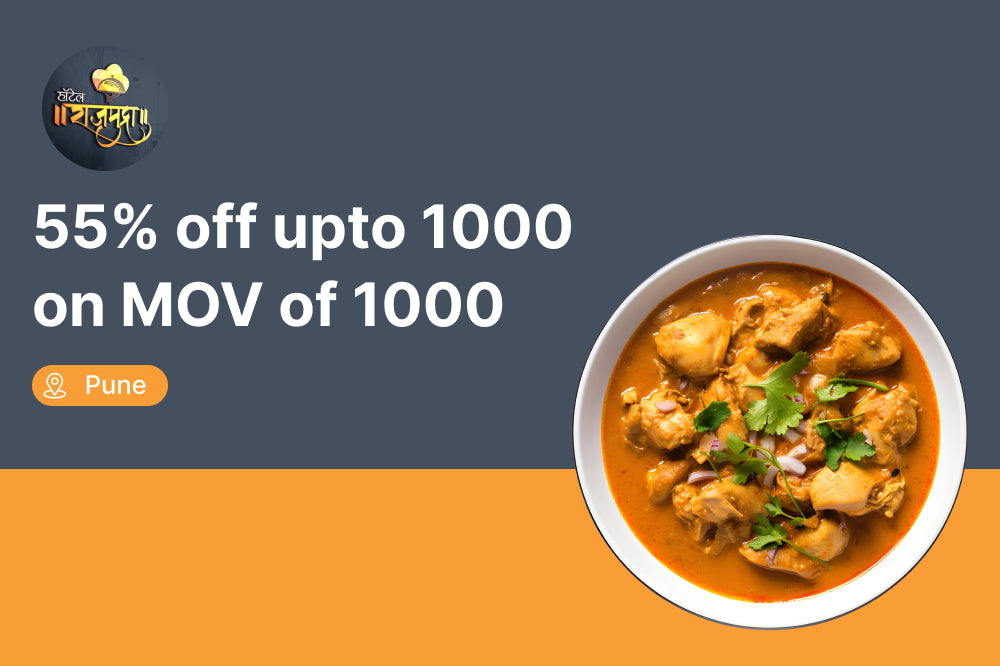 55% off upto 1000 on MOV of 1000