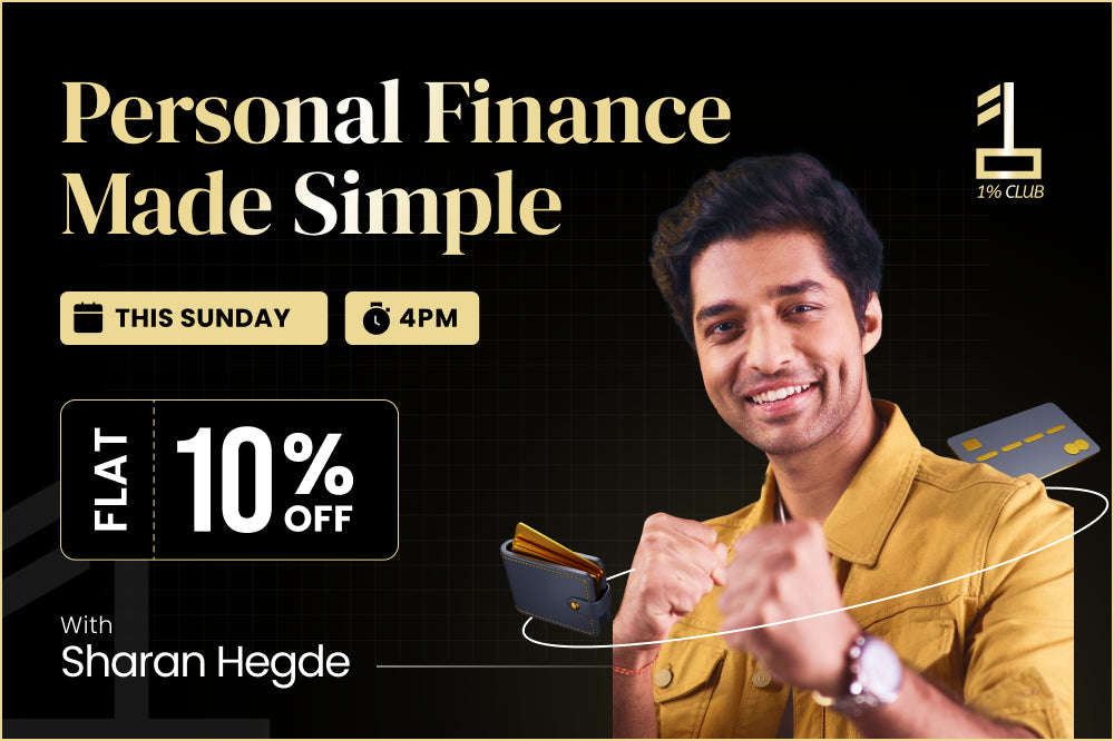 Flat 10% off on the Retire Early Masterclass