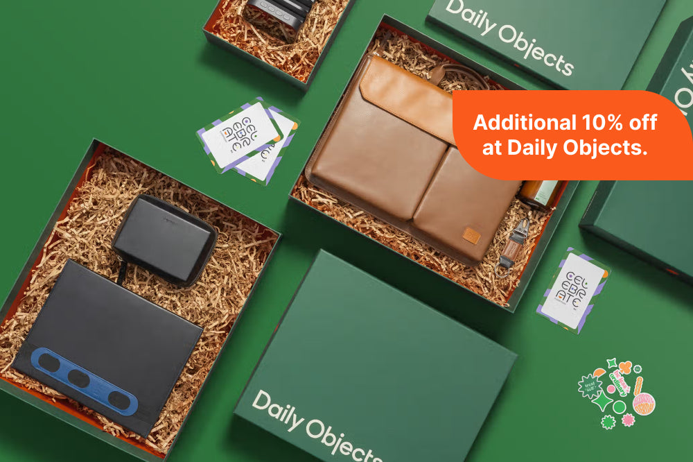 Additional 10% off at Daily Objects