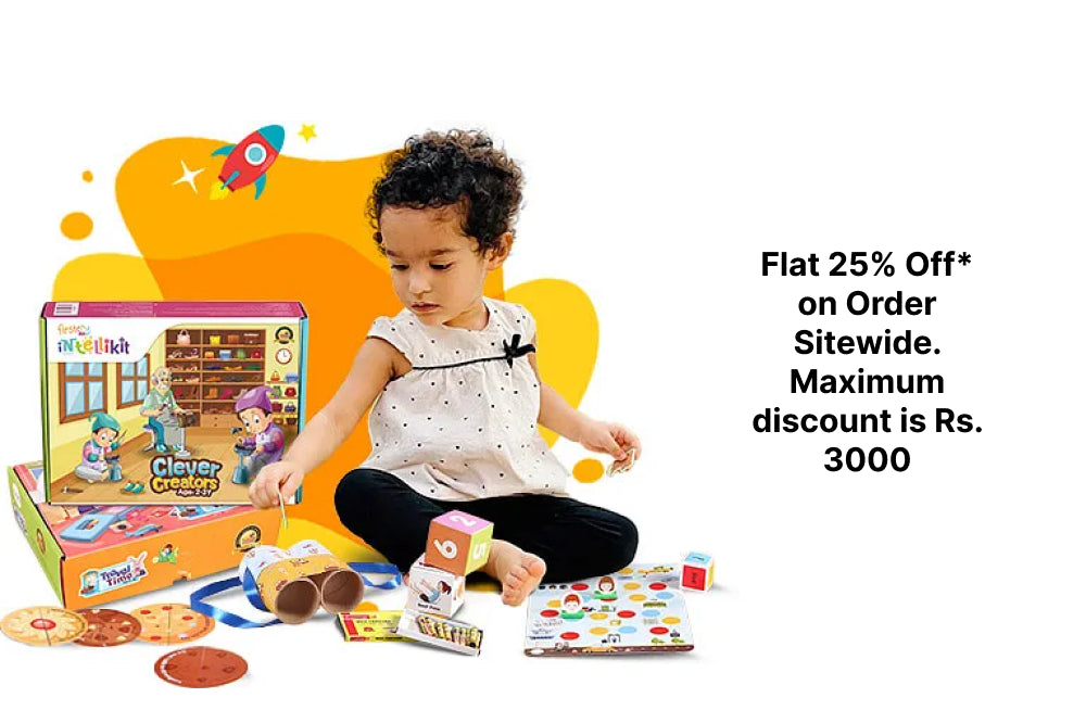 Flat 25% Off* on Order Sitewide. Maximum discount is Rs. 3000