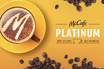 McDonald’s McCafe Gift Card -Platinum